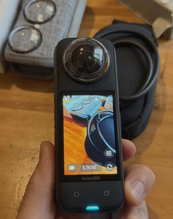 Used caméra X4 8K 360 Action Camera 2025 bike — image 2 of 5