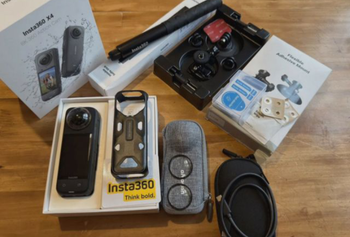 Used caméra X4 8K 360 Action Camera 2025 bike