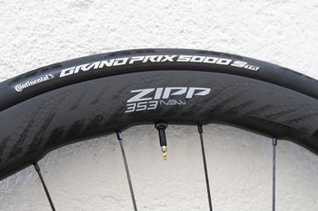 Used Zipp 353 NSW Wheelset Disc Brake compatible 2026 bike — image 6 of 11