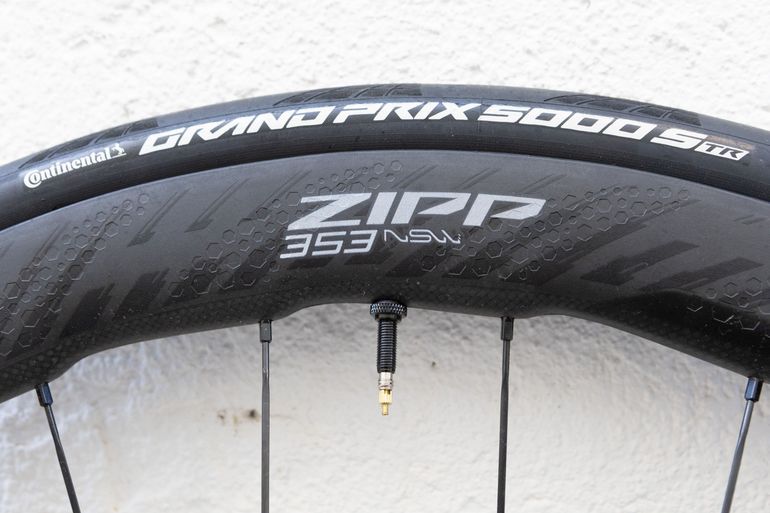 Used Zipp 353 NSW Wheelset Disc Brake compatible 2026 bike — image 2 of 11