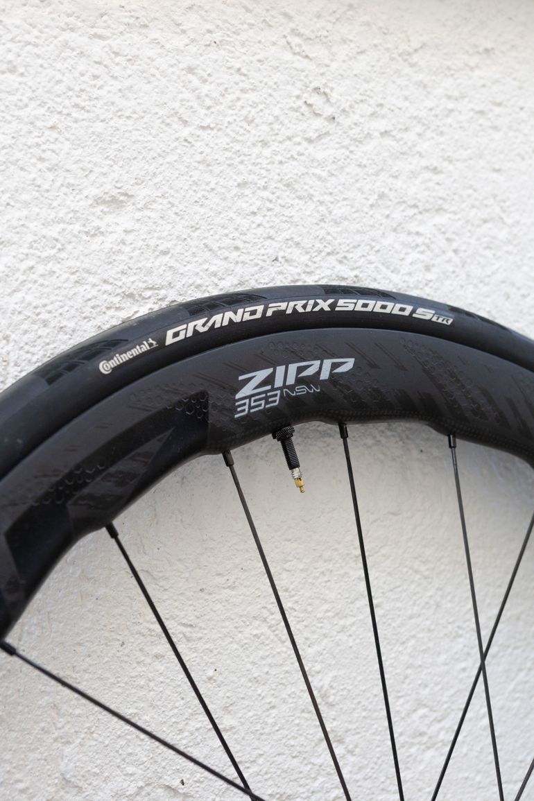 Used Zipp 353 NSW Wheelset Disc Brake compatible 2026 bike — image 10 of 11