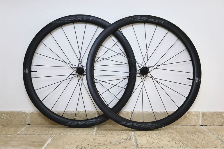 Used Miche Graff 42 Aero 28" Wheelset Shimano MicroSpline Freehub 2026 bike — image 1 of 7