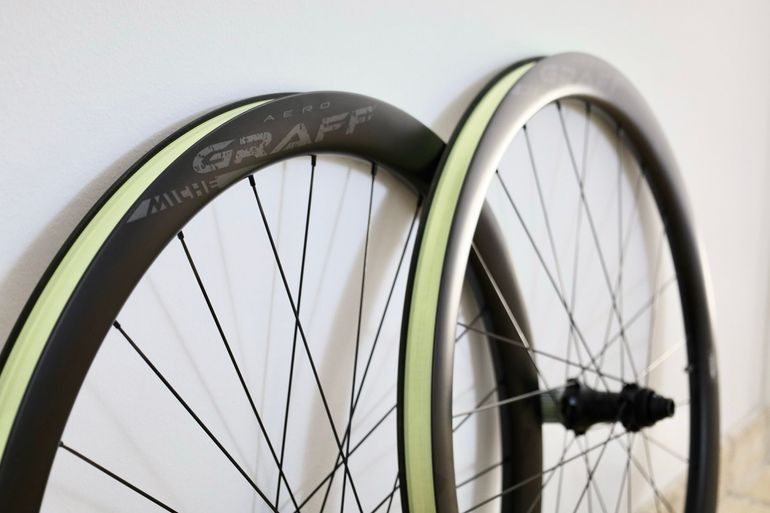 Used Miche Graff 42 Aero 28" Wheelset Shimano MicroSpline Freehub 2026 bike — image 3 of 7
