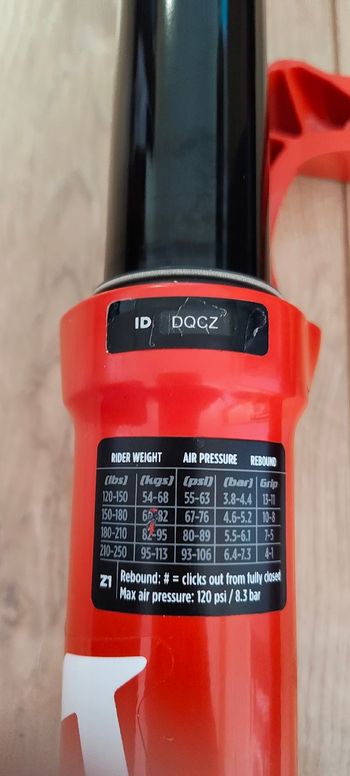 Used Marzocchi Bomber Z1 Suspension Fork 2020 bike — image 3 of 15