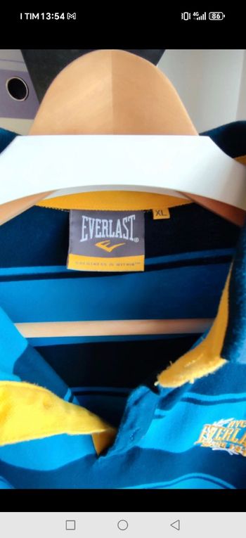 Used Everlast Maglia Polo uomo blu XL bike — image 3 of 3