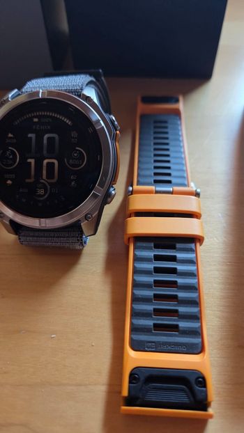 Used Garmin fēnix 8 51mm AMOLED Sapphire Titanium 2026 bike — image 7 of 7
