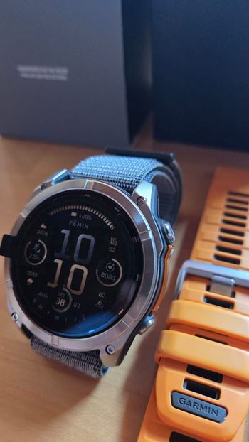 Used Garmin fēnix 8 51mm AMOLED Sapphire Titanium 2026 bike — image 2 of 7