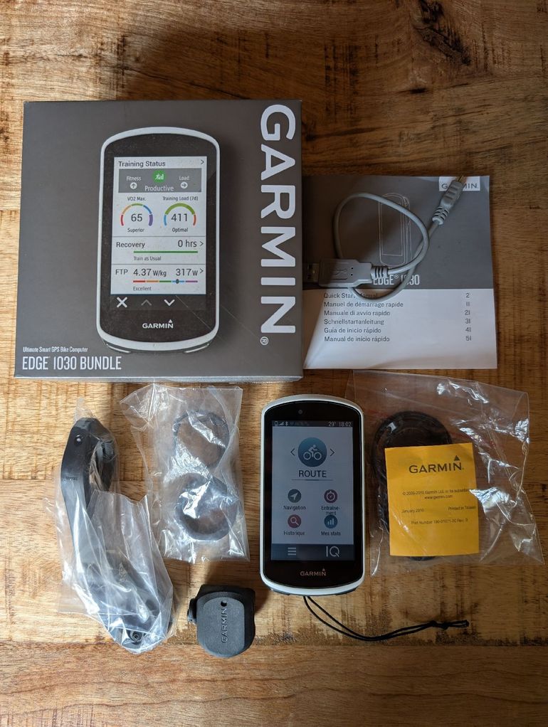 Used Garmin Edge 1030 + Speed Sensor bike — image 1 of 6