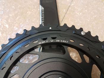 Used Sram RED D1 DUB Carbon 48-35 175 mm 2x12S AXS bike — image 10 of 12