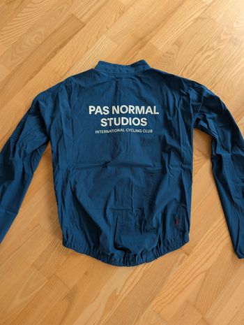 Used Pas Normal Studios Mechanism Rain Jacket (Navy Blue ) size M 2023 bike