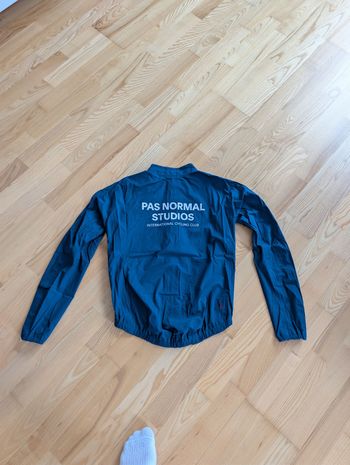 Used Pas Normal Studios Mechanism Rain Jacket (Navy Blue ) size M 2023 bike — image 6 of 6