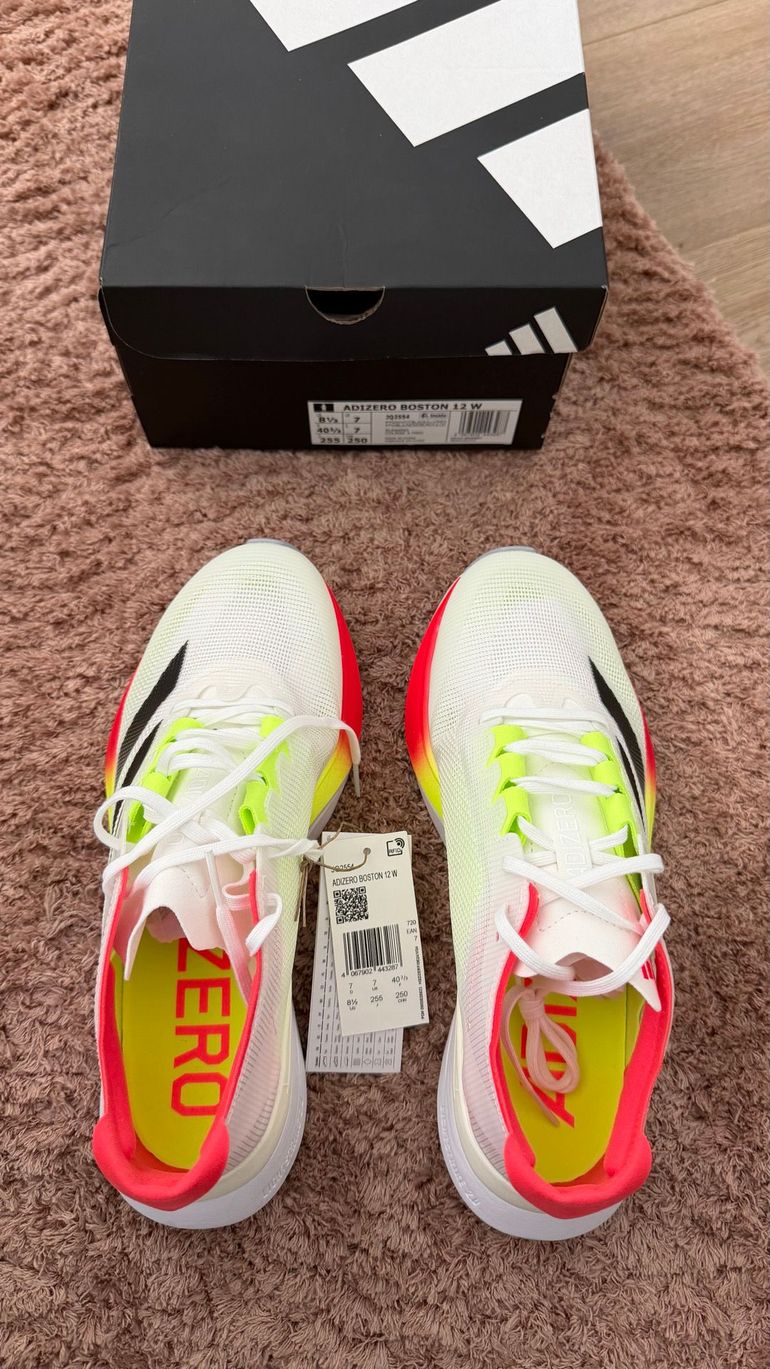 Used Adidas Adizero Boston 12 Running Shoes Size 40 2/3 bike — image 3 of 18