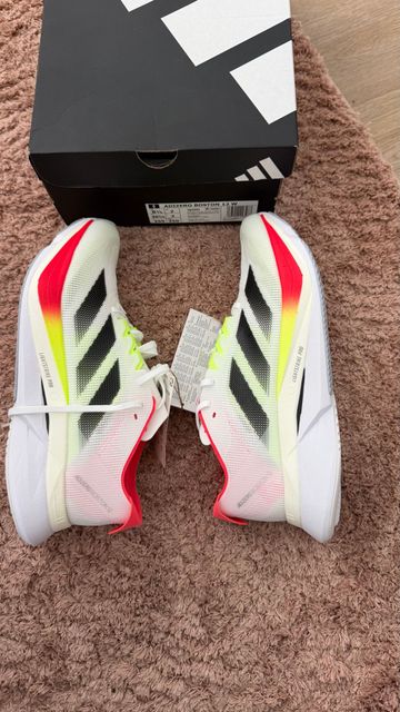 Adidas Adizero Boston 12 Running Shoes Size 40 2/3 Running Shoes usato