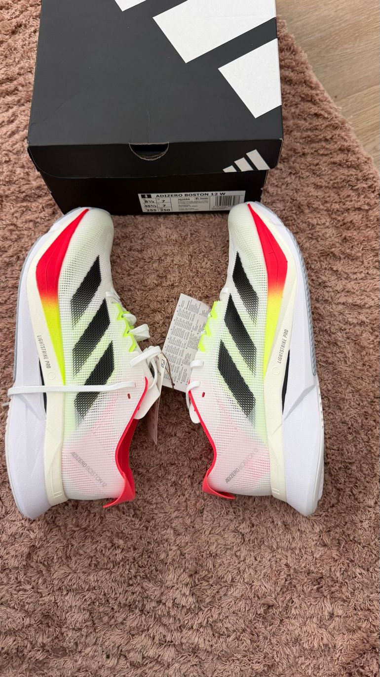 Used Adidas Adizero Boston 12 Running Shoes Size 40 2/3 bike — image 1 of 18