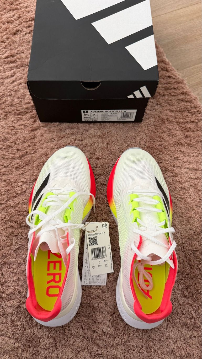 Used Adidas Adizero Boston 12 Running Shoes Size 40 2/3 bike — image 2 of 18