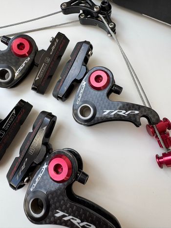 Used Trp Eurox Carbon Cantilever Brakeset bike — image 6 of 7