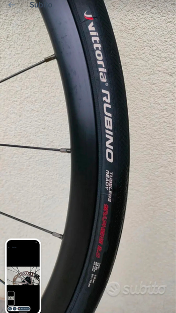 Used Giant Ruote tubeless bici da corsa 28" primo equipaggiamento bike — image 3 of 3