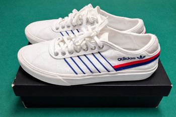 Used Adidas Delpala White/Royal Blue/Scarlet bike