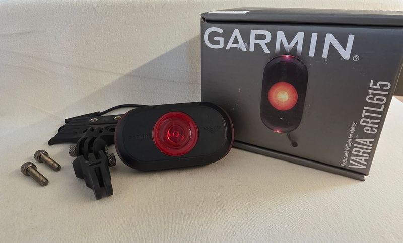 Used Garmin Varia eRTL615 Rearview Radar Tail Light 2025 Cycling Accessories