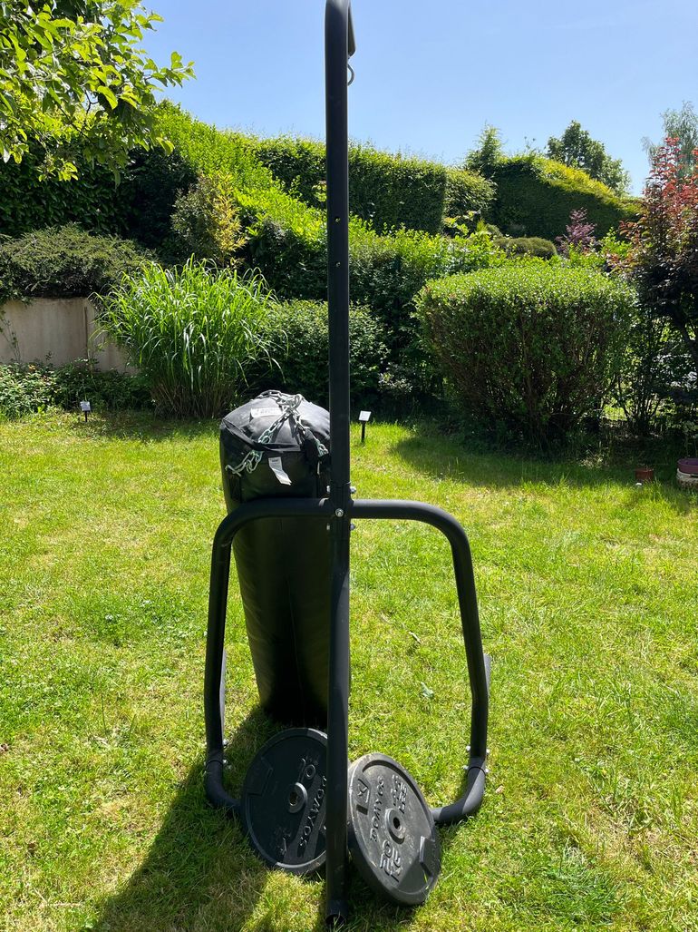 Used outshock Sac de frappe + structure + 2 disques 20kg - Set complet 2022 bike — image 6 of 15
