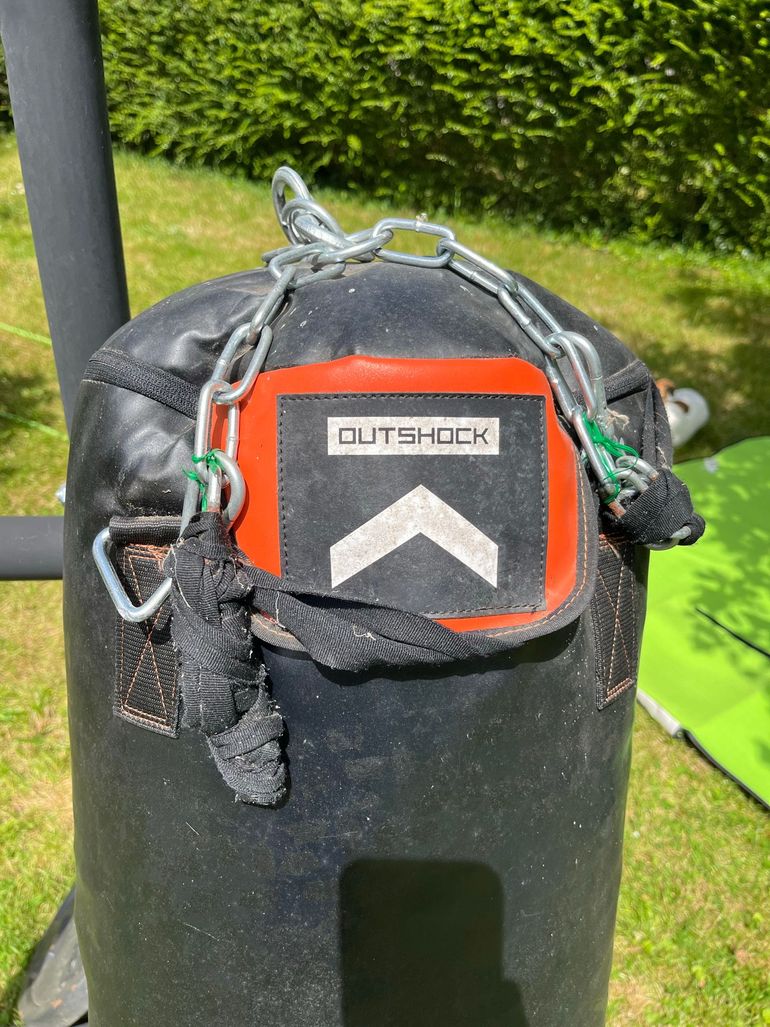 Used outshock Sac de frappe + structure + 2 disques 20kg - Set complet 2022 bike — image 3 of 15