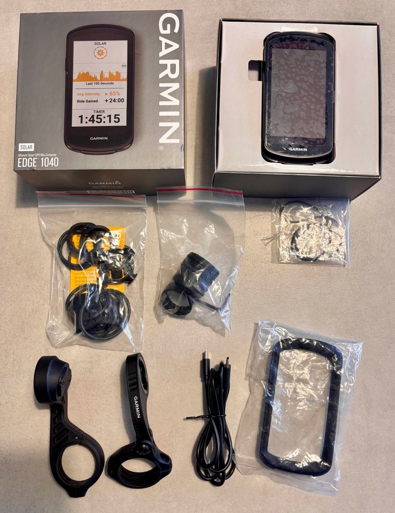 Used Garmin Edge 1040 GPS Cycling Computer bike — image 1 of 3