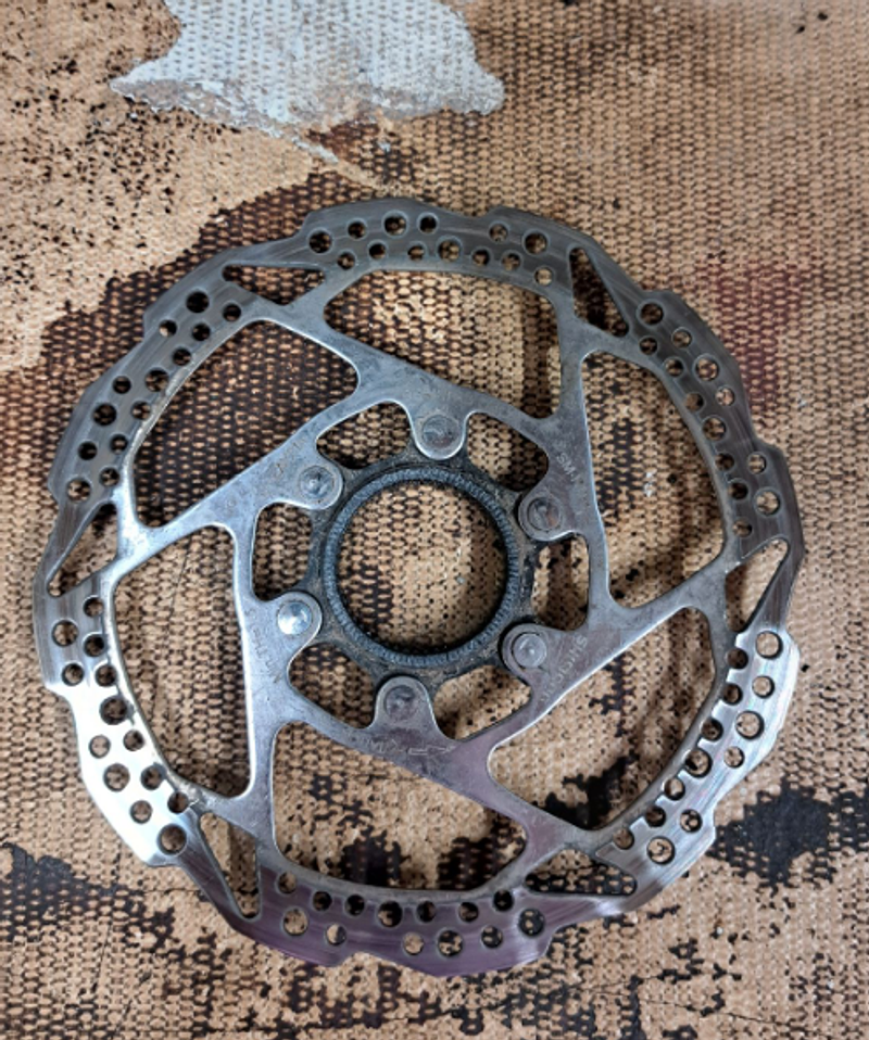 Used Shimano SM-RT54-S 160mm Center Lock Rotor Brakes