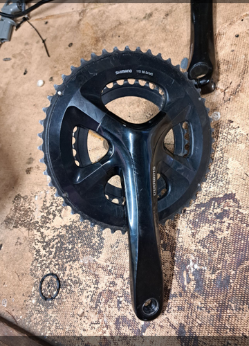 Used Shimano FC-RS510 Crankset Drivetrain & Pedals