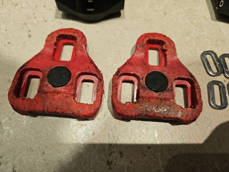 Used Exustar EPS-R Pedals with Cleats 2025 bike — image 3 of 4