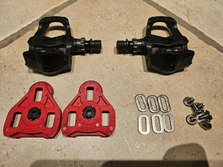 Used Exustar EPS-R Pedals with Cleats 2025 bike — image 1 of 4
