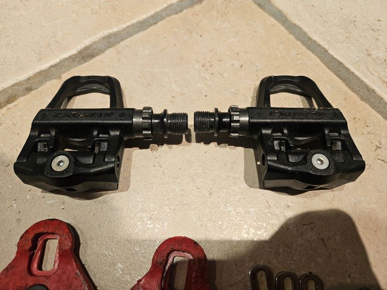 Used Exustar EPS-R Pedals with Cleats 2025 bike — image 4 of 4