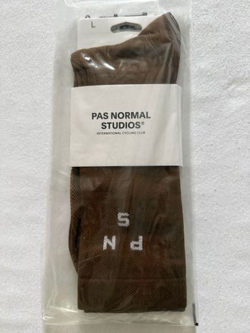 Used Pas Normal Studios Mechanism Socks Braun Gr. L 43-46 bike
