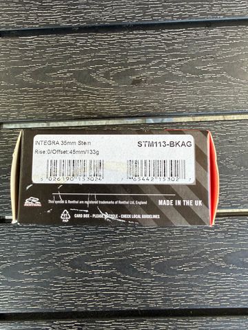 Brugt Renthal Integra Direct Mount DH Stem STM113-BKAG bike — billede 4 af 4