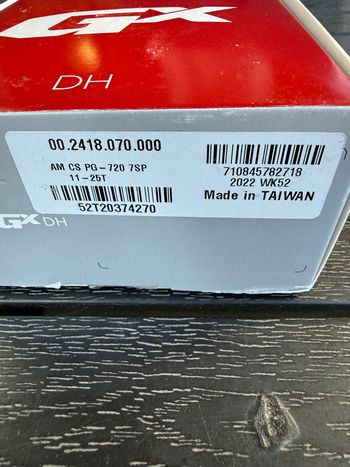 Used Sram PG-720 DH Cassette 7-speed 11-25T bike — image 3 of 4