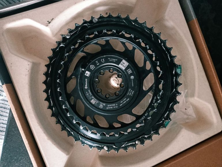 Used Sram RED AXS Powermeter Chainring 48/35 bike — image 2 of 3