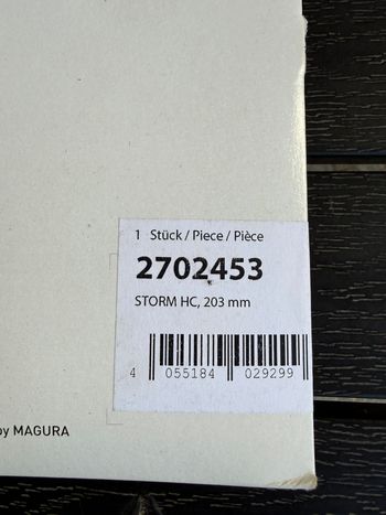Used Magura Storm HC 203mm 6 fori bike — image 4 of 4