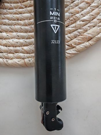 Used Lapierre Tige de selle télescopique débattement 100 en 31.6 bike — image 4 of 6