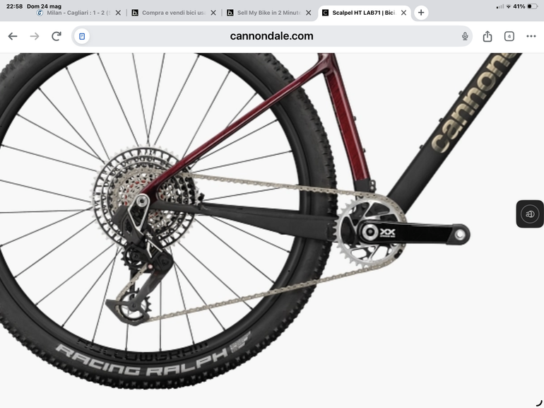 Used Sram XX SL with Level Ultimate Brakes 2026 bike — image 2 of 2
