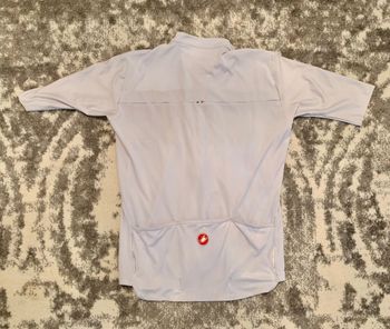Used Castelli Men’s Prologo 7 Jersey, UV Sun Protection, Zip Up Quarter Length Sleeve Jersey for Road and Gravel Biking l Cycling bike — image 2 of 3