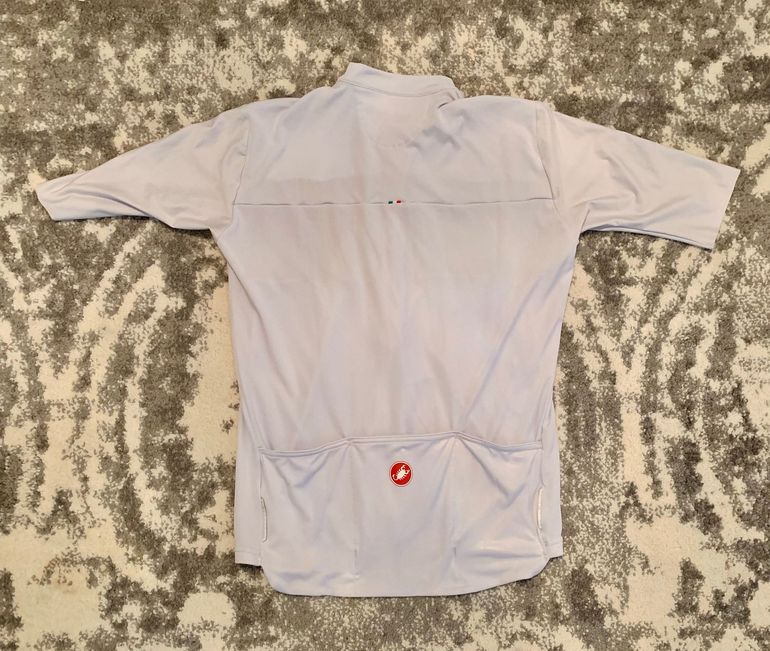 Used Castelli Men’s Prologo 7 Jersey, UV Sun Protection, Zip Up Quarter Length Sleeve Jersey for Road and Gravel Biking l Cycling bike — image 2 of 3