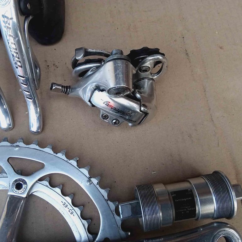 Used Campagnolo Record 8 speed groupset + hubset bike — image 6 of 35