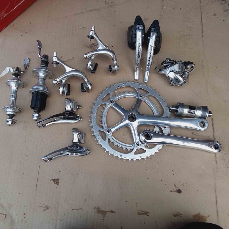 Used Campagnolo Record 8 speed groupset + hubset bike — image 1 of 35