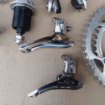 Used Campagnolo Record 8 speed groupset + hubset bike — image 10 of 35