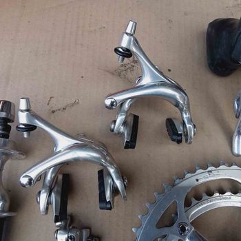 Used Campagnolo Record 8 speed groupset + hubset bike — image 7 of 35