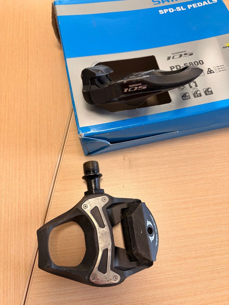 Used Shimano SPD 105 Pedals 2024 bike — image 1 of 3