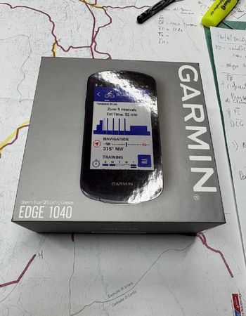 Used Garmin Edge 1040 GPS Cycling Computer bike