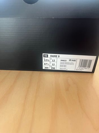 Used Adidas Dame 9 Basketballschuhe bike — image 5 of 6