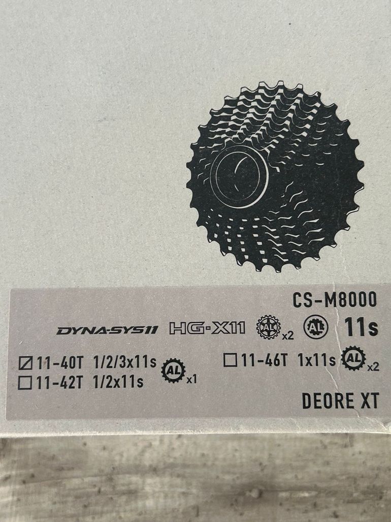 Used Shimano Deore XT CS-M8000 11v 11-40 bike — image 2 of 2