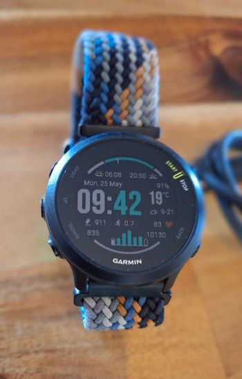 Used Garmin Forerunner 55 GPS Watch 2021 bike
