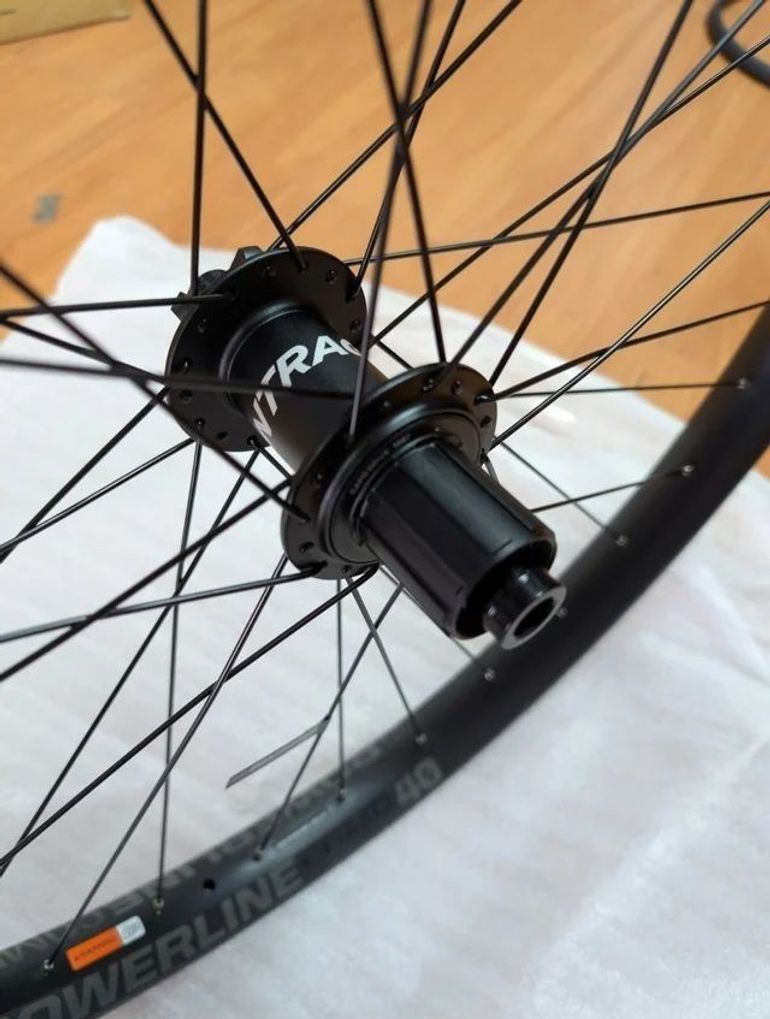 Used Bontrager Rear Wheel Powerline Comp 40 Boost bike — image 3 of 4